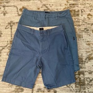 used blue cotton shorts - jcrew and oniell